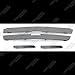 APS Compatible with Chevy Silverado 1500 HD 2003-2005 & 03-04 2500 2500HD 3500 & 02-06 Avalanche Main Upper Top Bumper Stainless Steel SS Chrome Billet Front Grill Grille Insert Combo C67675A