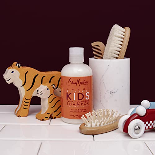 SHEAMOISTURE EXTRA-NOURISHING SHAMPOO HAIR CARE FOR KIDS MANGO CARROT WITH SHEA BUTTER 8 OZ