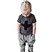 Yoyorule Baby Boys Baggy Harem Pants Joggers Elastic Bottoms