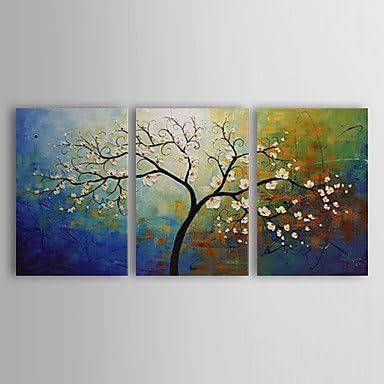 TY Plant hand-painted oil painting and drawing frame-set 3