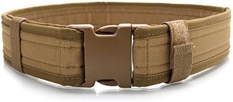 Tactical Military Army Duty Belt Combat Gear Utility Nylon Belt with Side Release Buckle (Mud Color)