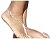 Bienvenu Crystal Pearl Beads Barefoot Sandals Wedding Jewelry Foot Ring Anklet Chain