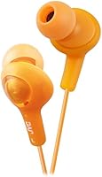 JVC HAFX5D Gumy Plus Inner Ear Headphones (Orange)
