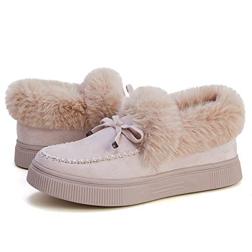 TINSTREE Winter Flat Boots Warm Durable Shoes