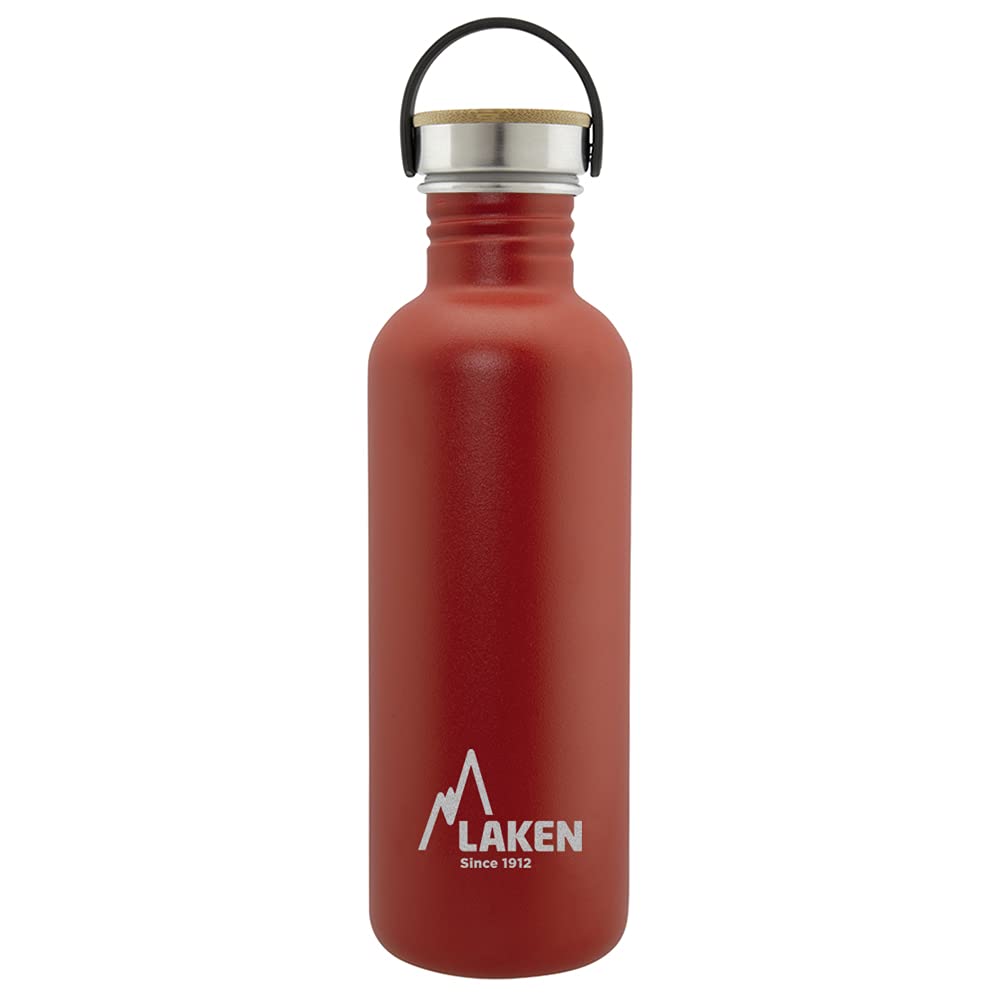 Laken Unisex - Adult Basic Thermos Flask, Red, 750 ml