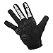 V-best Cycling Skeleton Gloves, Full Finger Skull Gloves Anti-Slip Touch Screen Bicycle Riding Gloves for Women and Men Motorcycle Gloves (Black, L)