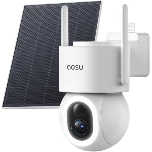 aosu D1 MAX 4K 8MP Überwachungskamera Aussen Solar Akku UHD 360° PTZ