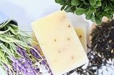 LAVENDER LEMONGRASS Soap Bar, 100% Natural and Handmade, Moisturizing and Calming, Made with Pure Therapeutic Essentail Oils, Chemical free - 4.5 oz