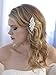 Jakawin Bride Crystal Wedding Hair Piece Rhinestone Hair Comb Bridal Hair Accessories for Women HC046 （Silver）