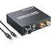 PROZOR Digital to Analog Converter 192kHz DAC Supports Volume Control Digital Coaxial SPDIF Toslink to Analog Stereo L/R RCA 3.5mm Jack Audio Adapter for PS3 HD DVD PS4 Home Cinema Systems AV Amps primary