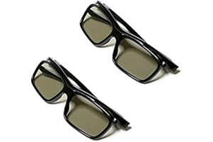 PULABO Passive Polarized 3D Glasses for LG 3D TV for Movie Theater TV for TV [Can be Worn Over Glasses] 2 Pieces Popular