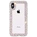 GIZEE Phone Case Compatible with iPhone Xs Max 6.5 Inch, Luxury 3D Glitter Sparkle Bling Shiny Handmade Crystal Rhinestone Diamond Bumper Girly Clear Protective Case Cover