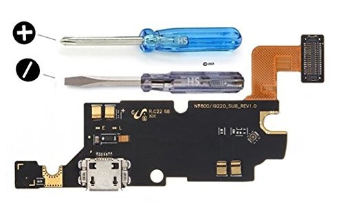 Dock Connector for Samsung Galaxy Note 1 N7000 N7005 Series charging port micro USB Flex with adhesives incl. 2x screwdriver for easy installation by MMOBIEL Dock Connector for Samsung Galaxy Note 1 N7000 N7005 Series charging port micro USB Flex with adhesives incl. 2x screwdriver for easy installation by MMOBIEL