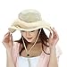 Mosquito Head Net Hat, UV Protective Sun Cap with Mesh Protection from Insect Khaki