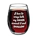 I Love to Wrap Both My Hands Around It and Swallow - Funny Stemless Wine Glass - Gag Gift for Women - Bachelorette Party - Evening Mug