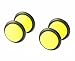 16pcs Cheater Fake Gauges Kit Faux Plugs Tapers Stud Earring 00g Look Assorted No Duplicate (8 Pairs)