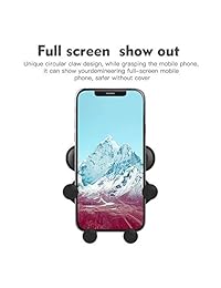 Soporte para teléfono con montaje para automóvil, nuevo soporte de teléfono con gravedad para teléfono para automóvil con bloqueo automático Universal Air Vent GPS Soporte para teléfono celular para automóvil para iPhone X XS 8 7 Plus 6s 6 Plus, G