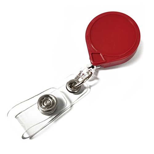 KEYBAK MINIBAK Retractable Badge Holder with 36" Nylon Cord, Swivel