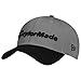 TaylorMade Lifestyle 2017 New Era 39thirty Hat, Medium/Large, Gray/Black