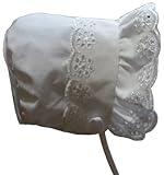 N'Ice Caps Baby Girls Closed Back Bonnet with Piping