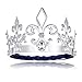 DcZeRong King Crowns Large Size Crown Adult Men Birthday Crown Homecoming Costume Prom Kings Crystal Tall Crowns Adult Male Birthday King Crowns