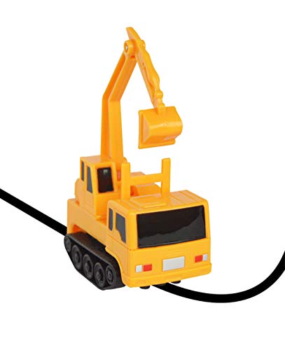 Rumas Gift Ideas Magic Inductive Construction Toys - Follow Line Engineering Vehicle Toy for Toddler Boys Girls - Preschool Toys Inductive Car Follows Black Line Toy for Kids - Thumbnail 4