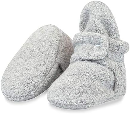 Zutano Cozie Fleece Child Booties, Unisex, For Newborns and Infants