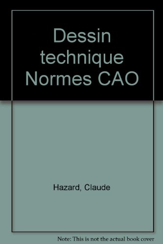 Dessin technique, normes CAO