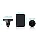 BHD Universal Air Vent Magnetic Car Phone Holder with Fast Swift Technology for Smartphones and Mini Tablets (Black)