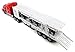 Velocity Toys Racing 500 Trailer Remote Control RC Transporter Semi Truck Ready to Run w/ 3 Toy ATVs (Colors May Vary)