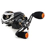 Piscifun High Speed 7.1:1 Baitcasting Reels Low Profile Baitcast Reels Right Handed 11+1BB Baitcaster Reels 11Lbs Power Drag Fishing Reels Baitcasting