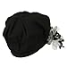 Flower Ribbon Trim Newsboy Cap
