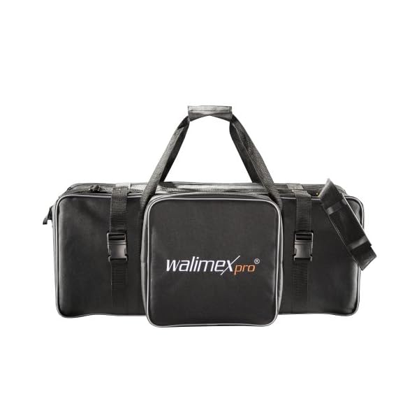 Walimex Pro Studiotasche XL für Studioblitz, Reflektoren und anderes Studiozubehör, Innenmaß 75x30x33cm), Braun – Bild 5