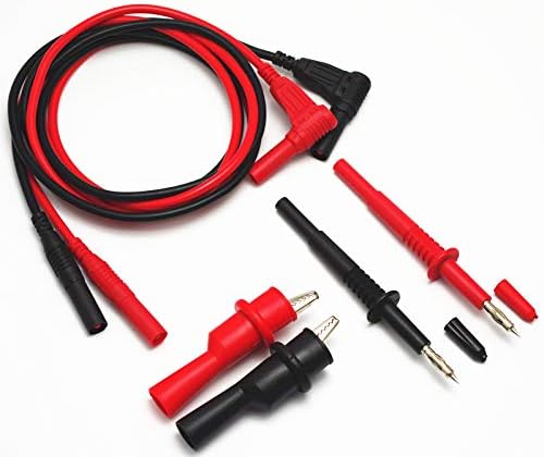 TestHelper TH-3-KIT-Basis Electronic Professional/Electronic Test Lead Kit,Multimeter Accessory Kit,Alligator Clips and Lantern Tip Test Probe and Test Lead