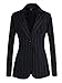 Women's Lapel Slim Fitted Sexy Career Blazer Jacket