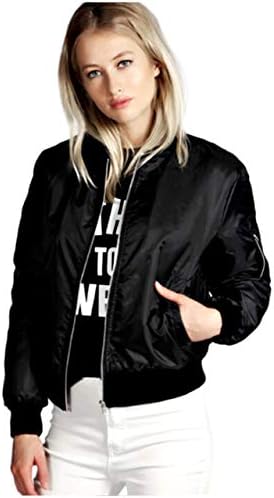 Sibky ブルゾン レディース Ma 1 ジャケット フライトジャケット ミリタリージャケット 薄手 中綿なし ジャンパー