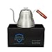 Java Shield Pour Over Kettle - Built-In Thermometer – 1.2 Liter/40floz Stainless Steel with Triple Layer Base – Gooseneck Spout for a Precision Pour (1.2 Liter/40floz)