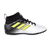 adidas Boys' Ace Tango 17.3 TF J Soccer Shoe, White/Solar Yellow/Black, 5.5 Medium US Little Kid