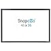 SnapeZo Poster Frame 36x48 Inches, Black 1.7 Inch Aluminum Profile, Front-Loading Snap Frame, Wall Mounting, Wide Series