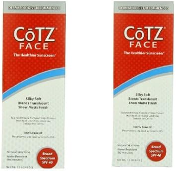 cotz face lighter skin tone spf 40