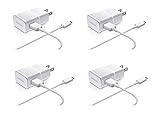 Samsung 2-Amp Adapter Data Cable for Samsung Mobiles, 4 Pack - Non-Retail Packaging - White