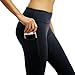 Crafeel Yoga Pants High Waisted Workout Athletic Leggings Tummy Control Running Tights with Pockets
