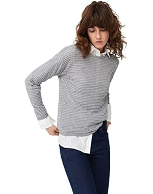 Mango Women's Metal Thread Sweater