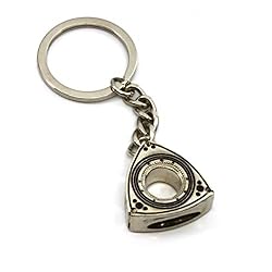 Rotary13B1 Rotor Key Chain - Nickel Plated
