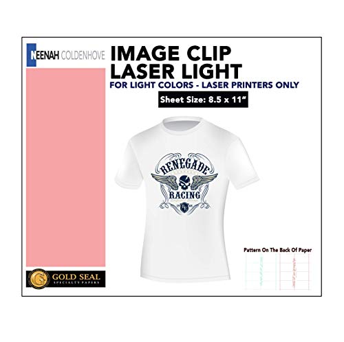 Image Clip Laser Light Self-Weeding Heat Transfer Paper 8.5 x 11-20 Sheets - Thumbnail 3
