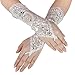 Gorse Lace Gloves Hand Drill Fingerless Gloves Prom Party Driving Wedding Mother's Day JL