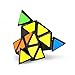 Speed Cube | 3x3 Pyraminx Megaminx Mastermorphix Pyramorphix Triangle Cube Puzzle Pack | Magic Cube Set with Cube Stand | Black