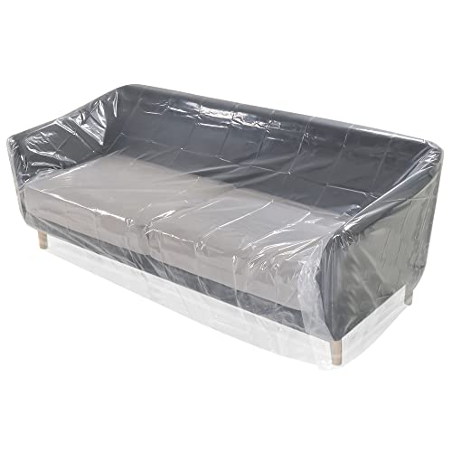 PROTECTO Plastic Couch Cover for Moving 6 mil Thick Waterproof