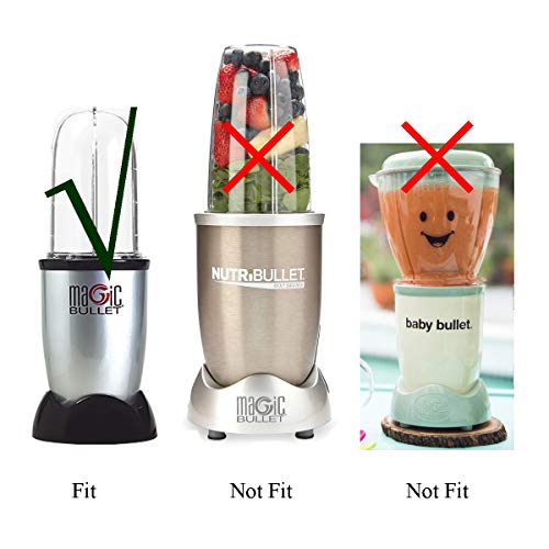 image for Biowow Set of 6 Replacement Parts for Magic Bullet Including 1 Cross B