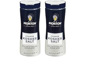 LJJ Morton's Coarse Kosher Salt 16 Oz (2 Pack)